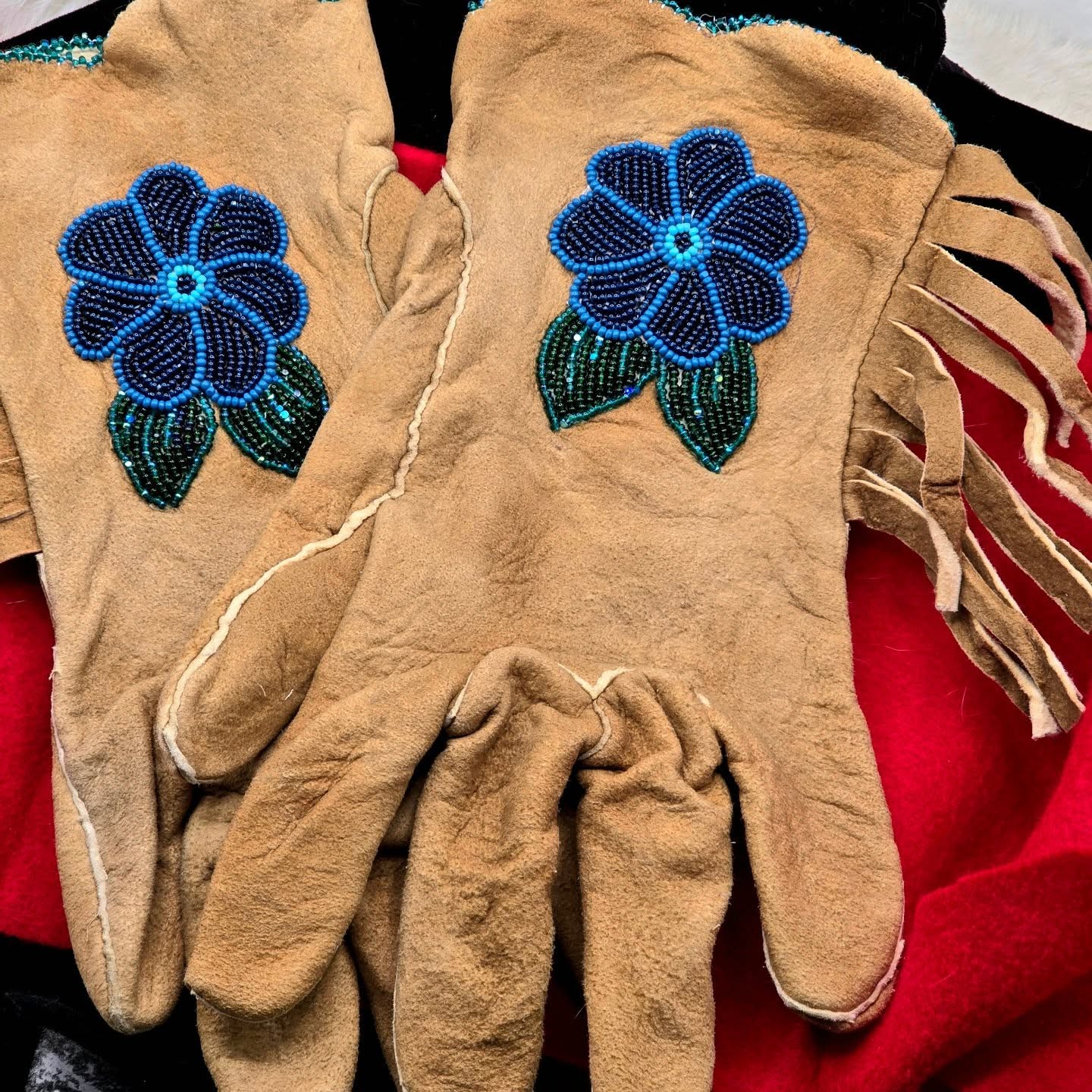 Beaded Gloves