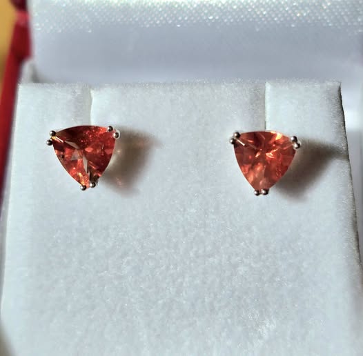 Sunstone earrings