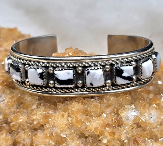 White Buffalo Bracelet by Emmanuel Riggs