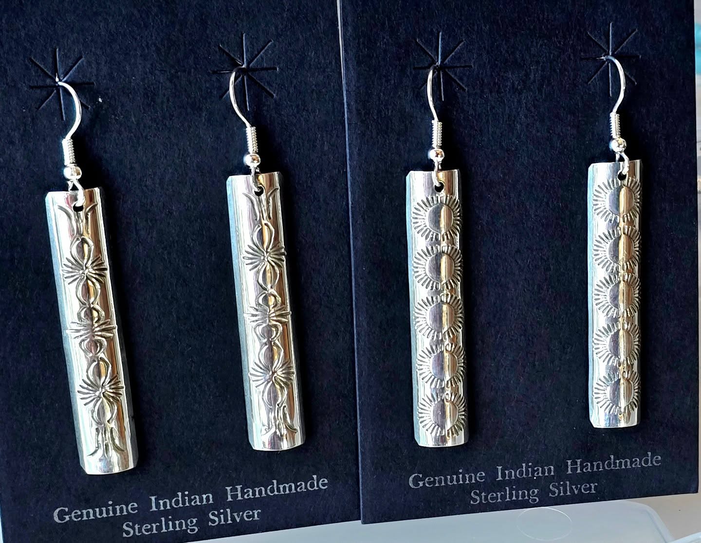 Navajo sterling Silver Earrings