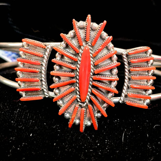 Mediterranean Coral Cluster Bracelet.