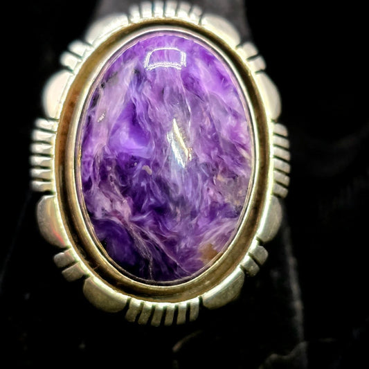 Charoite Ring