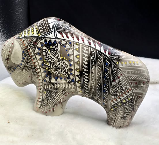 White Buffalo Statue