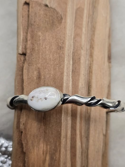 Twisted White Buffalo Bracelet